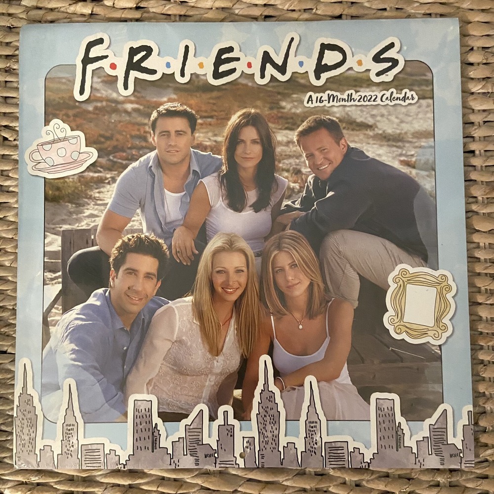 NEW 2022 Friends Wall Calendar 16 month